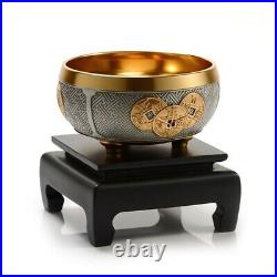 Royal Selangor Wealth Bowl Collection Pewter Wealth Bowl with 24K Gold Plating