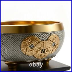 Royal Selangor Wealth Bowl Collection Pewter Wealth Bowl with 24K Gold Plating