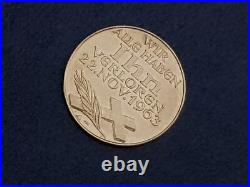 Rr 1963 John F Kennedy 900? Gold Medal Coin Wir Alle Haben Ihn Verloren Germany