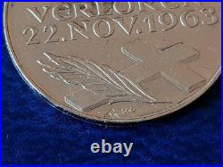 Rr 1963 John F Kennedy 900? Gold Medal Coin Wir Alle Haben Ihn Verloren Germany