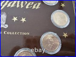SACAGAWEA GOLDEN DOLLAR COLLECTION with Display 16 Coins
