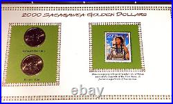 SALE! Complete Collection Golden Sacagawea Dollars 2000-2020 Stamps Volume 1 2