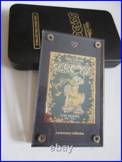 SCROOGE McDUCK 24kt gold plated limited edition 50th Birthday 1997 ###/1947