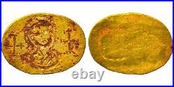 SOLID GOLD Seal or Token AV Crusader Coin Artifact Jerusalem Crosses Virgin Mary