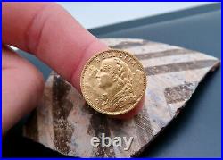 SWISS 1927b 20 FRANCS GOLD COIN HELVETIA OLD COLLECTION