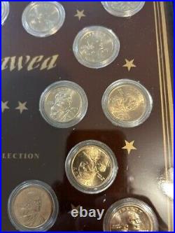 Sacagawea Golden Dollar 18 Piece Collection 2000-2008 Uncirculated