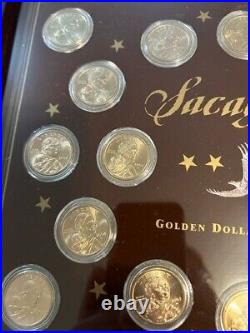 Sacagawea Golden Dollar 18 Piece Collection 2000-2008 Uncirculated