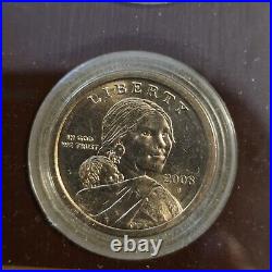 Sacagawea Golden Dollar 27 Piece Collection 2000-2008