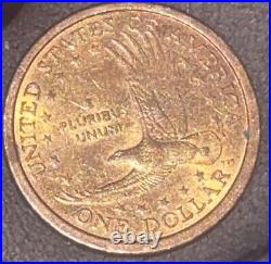 Sacagawea dollar 2000 d rare golden collectible coin from America