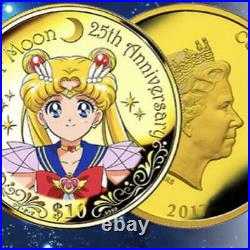 Sailor Moon Official color gold coin set 25th anniversary
