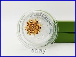 Samoa 2022 5$ Golden Flower Collection WATER LILY FLORA 1 Oz Silver Coin