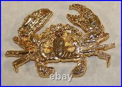 San Diego Chief's Crab Explosive Ordnance Disposal EOD Gold Navy Challenge Coin