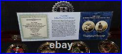 Semper Fi Marine Corps USMC Proof Collection Coins 24k Gold Plated with COA