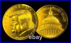 Silver & Gold Trump / Reagan 20 Coin MAGA Bundle