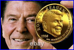 Silver & Gold Trump / Reagan 20 Coin MAGA Bundle