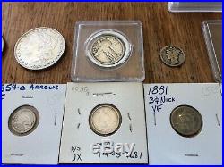 Silver and Gold Coin Collection (Barber Head, Capped Bust, Peace Type, Etc.)
