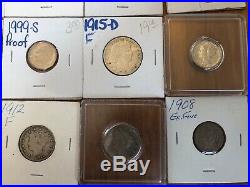 Silver and Gold Coin Collection (Barber Head, Capped Bust, Peace Type, Etc.)