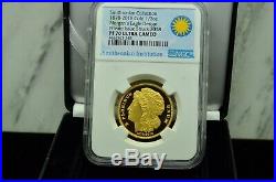 Smithsonian Collection 1878-2018 Gold 1/2 Oz Morgan's Eagle Design Ngc Pf70 Dcam