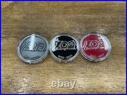 Snap-on Tools NEW RARE RED GREY GOLD 100th Anniv. Collectible Challenge Coins