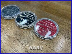 Snap-on Tools NEW RARE RED GREY GOLD 100th Anniv. Collectible Challenge Coins