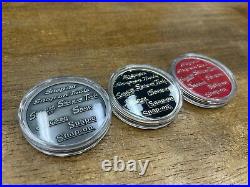 Snap-on Tools NEW RARE RED GREY GOLD 100th Anniv. Collectible Challenge Coins