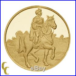 Snow White 50th Anniv 1/4 oz. 999 Gold Coin The Prince Disney Rarities Mint