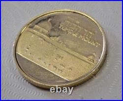 Solid 14KT Israel Government Collectable Coins Authenticity Number1258, 7 g