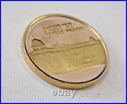 Solid 14KT Israel Government Collectable Coins Authenticity Number1258, 7 g