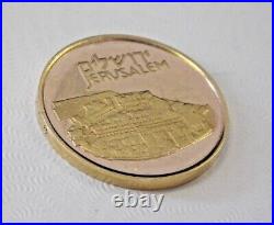 Solid 14KT Israel Government Collectable Coins Authenticity Number1258, 7 g