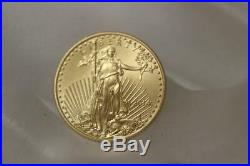 Solid Fine Gold 2014 1/10 oz American Eagle $5 Liberty Coin Collectible
