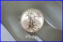 Solid Fine Gold 2015 1/10 oz American Eagle $5 Liberty Coin Collectible