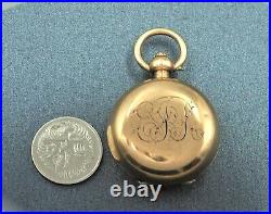 Sovereign Cases Coin Holder Gold Plated A. L. D Dennison Wathe Casf Co Collectable