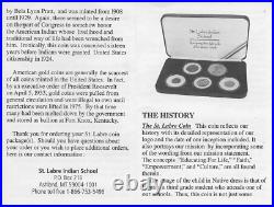 St Labre Indian School Coin Set, 2006, (see description)