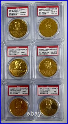 St. Louis Cardinals, 1906-1966 Baseball Immortals Coin Set- Full Set- Graded