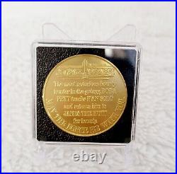 Star Wars Boba Fett Gold Coin Droids Vintage Kenner 1984 RARE