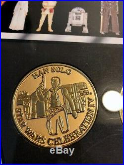 Star Wars Celebration IV 12 Associate Gold Medallion Coin Set