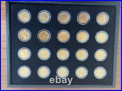 State Quarter Collection Gold Plated Set Of 100 Coins