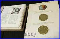 Sterling 925 Silver Gold Coins 100 Greatest Masterpiece Franklin Mint collection