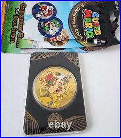 Super Mario Bros Challenge Coin BOWSER GOLD Rare Collectible NEW 2016