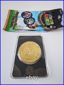 Super Mario Bros Challenge Coin BOWSER GOLD Rare Collectible NEW 2016