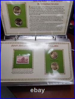 THE COMPLETE COLLECTION OF SACAGAWEA GOLDEN DOLLARS & STAMPS 2000-2018 38 coins