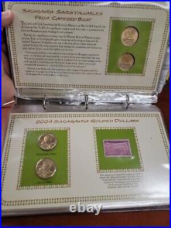 THE COMPLETE COLLECTION OF SACAGAWEA GOLDEN DOLLARS & STAMPS 2000-2018 38 coins