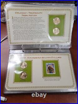 THE COMPLETE COLLECTION OF SACAGAWEA GOLDEN DOLLARS & STAMPS 2000-2018 38 coins
