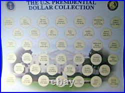 THE COMPLETE PRESIDENTIAL COIN COLLECTION by The Franklin Mint 24 K Gold