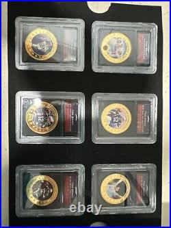 TOM BRADY GREATEST OF ALL-TIME GOLD PLATED COIN COLLECTION by BRADFORD EXCHANGE