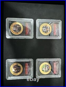 TOM BRADY GREATEST OF ALL-TIME GOLD PLATED COIN COLLECTION by BRADFORD EXCHANGE