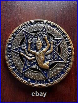 TOOL Band Fear Inoculum Tour 2022 Gold VIP Challenge Coin Collectable