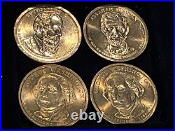 TWENTY (20) UNITED STATES UNCIRCULATED GOLDEN PRESIDENTIAL DOLLAR COLLECTIBLES d