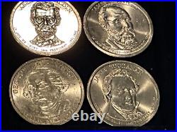 TWENTY (20) UNITED STATES UNCIRCULATED GOLDEN PRESIDENTIAL DOLLAR COLLECTIBLES d