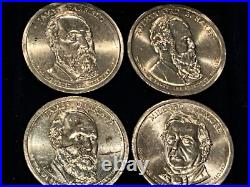 TWENTY (20) UNITED STATES UNCIRCULATED GOLDEN PRESIDENTIAL DOLLAR COLLECTIBLES d
